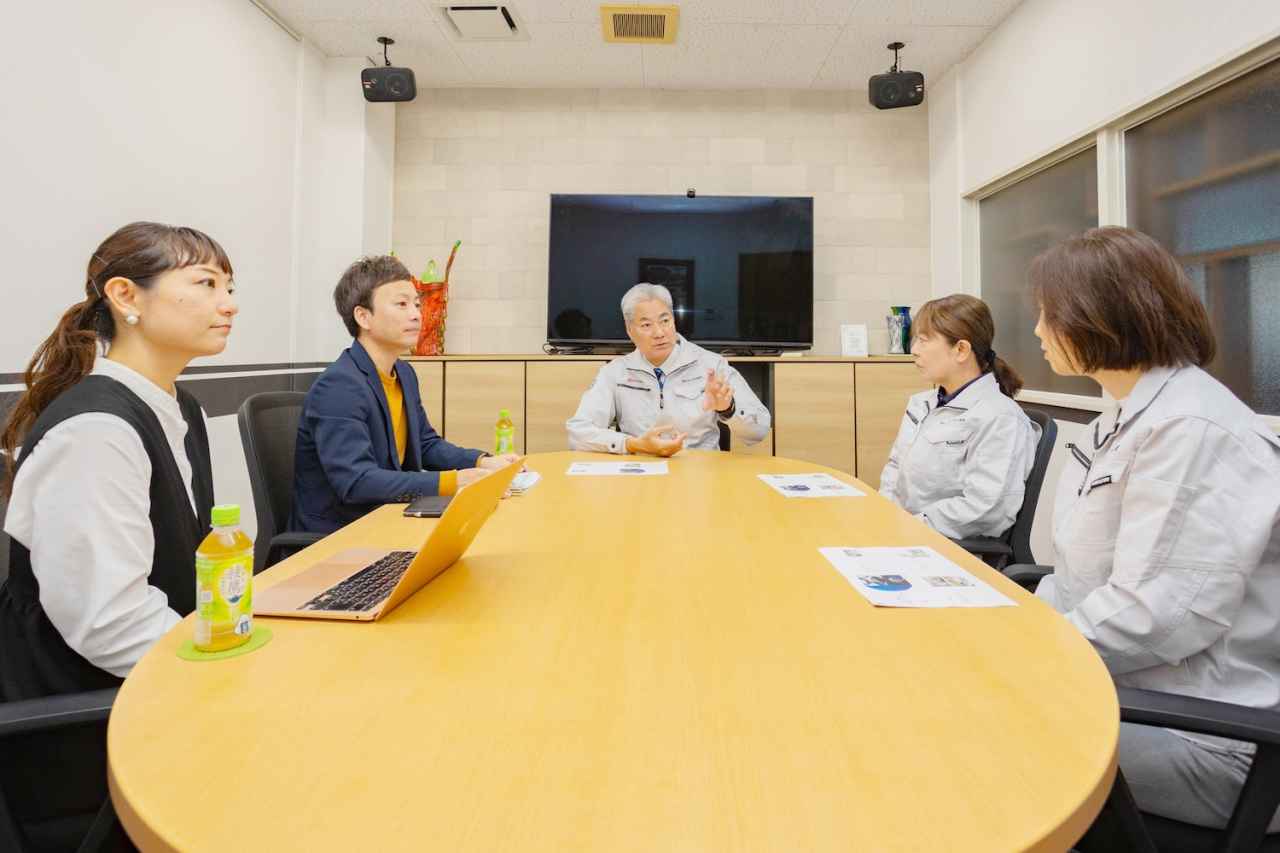 HOUGO様、りゅうせき建設様インタビューの様子