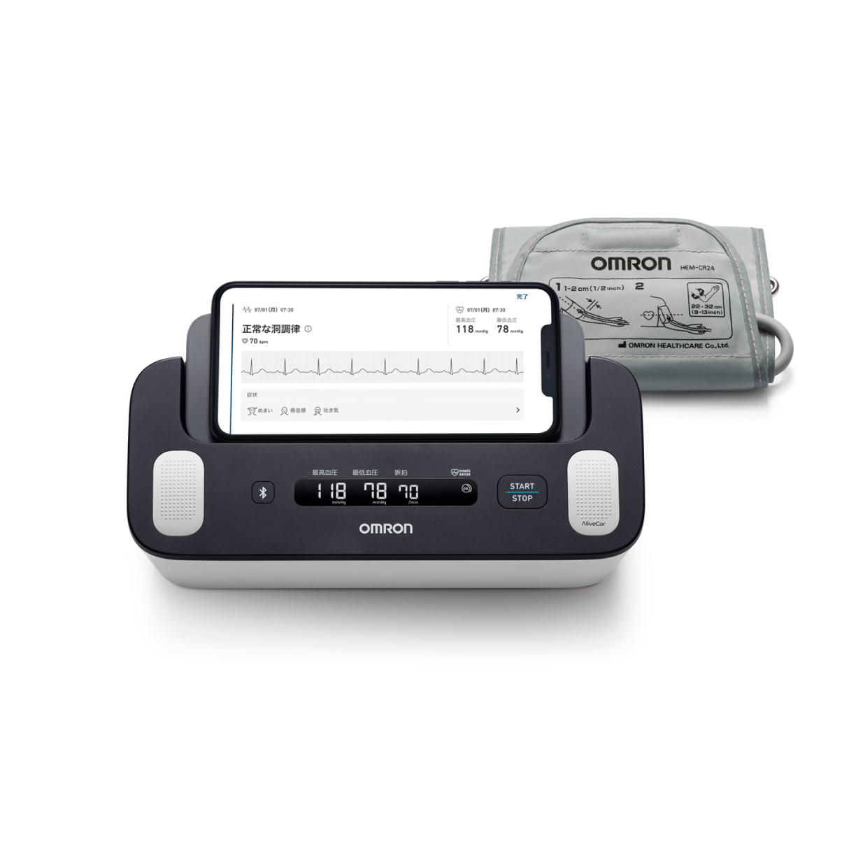 オムロン 心電計付き上腕式血圧計 HCR-7800T シリーズ HCR-7800T
