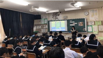 補助教材を活用した出前授業