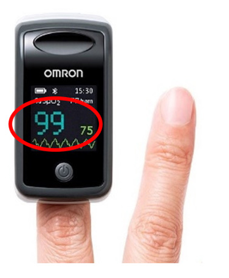 オキシ メーター オムロン パルス Bluetooth通信機能搭載で、測定結果をスマートフォンアプリで管理オムロン パルスオキシメータ