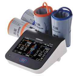 血圧脈波検査装置 HBP-8000 動脈硬化測定も可能なコンパクトサイズのマルチ血圧計