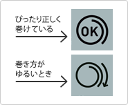 カフが正しく巻けたかどうかを確認「カフぴったり巻きチェック」
