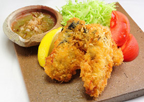 かきのレモンフライ