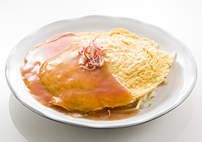 かに玉風もやし炒め