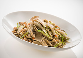 まいたけのそばパスタ