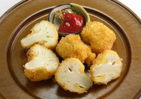カリフラワーのフライ