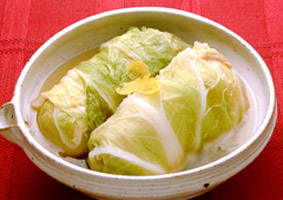 白菜の和風ロール