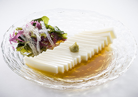 滝川豆腐の刺身風
