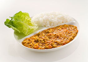 夏トマトのキーマカレー