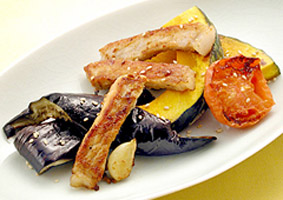 夏野菜のベークドサラダ