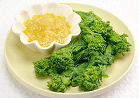 菜の花の和風バーニャカウダ