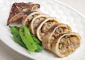 するめいかのぽんぽん焼き
