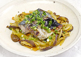 さばのグリルカレーあんかけ